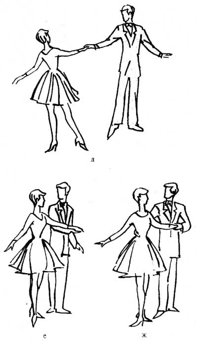 Обучение вальсу. Урок 1. Основные положения в паре и соединения рук.